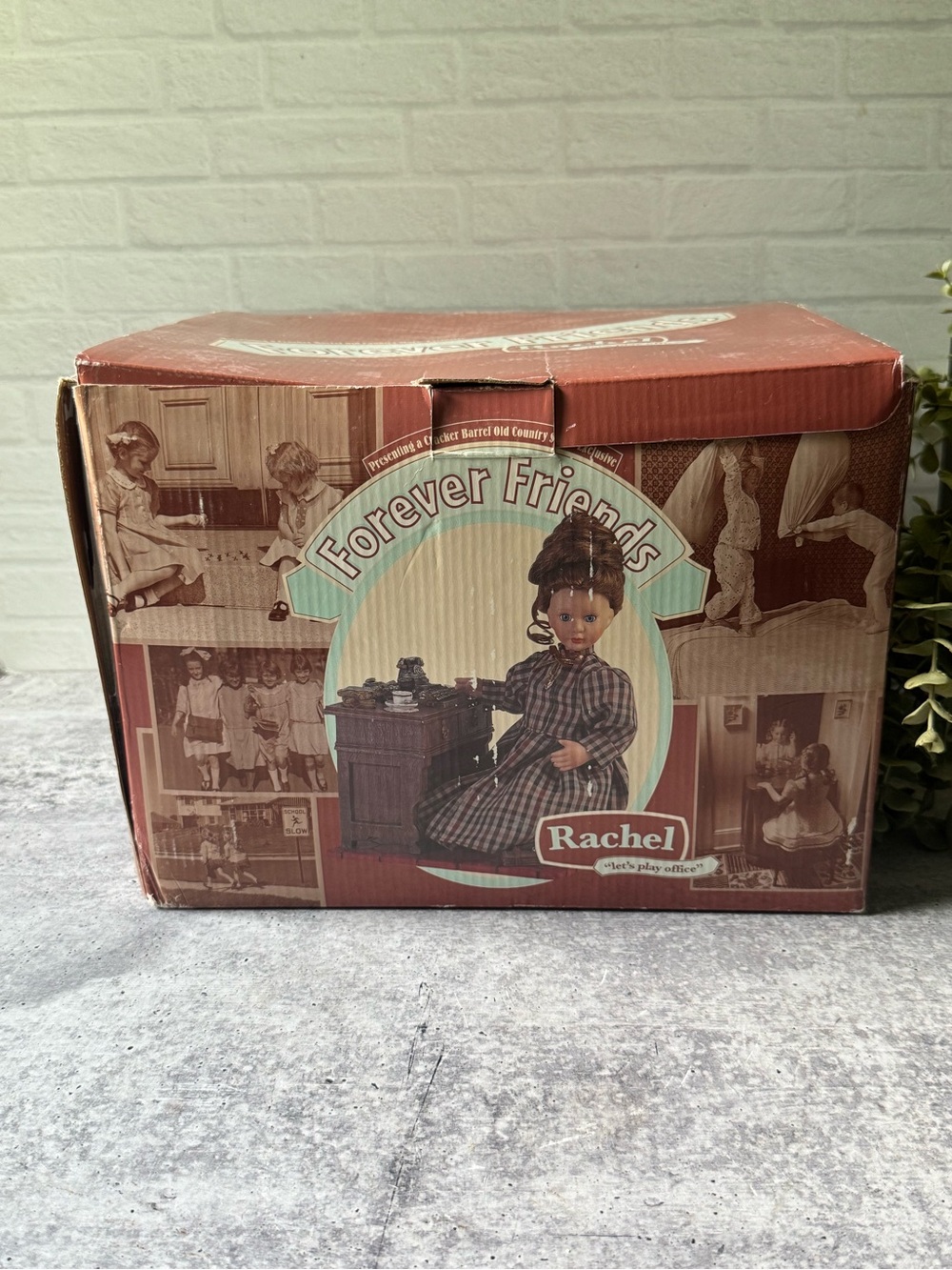 12" Cracker Barrel Doll "Rachel" Forever Friends "Let's Play Office" - Picture 9 of 16